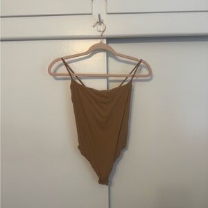 Skims Fits Everybody Cami Strap Bodysuit in Sienna